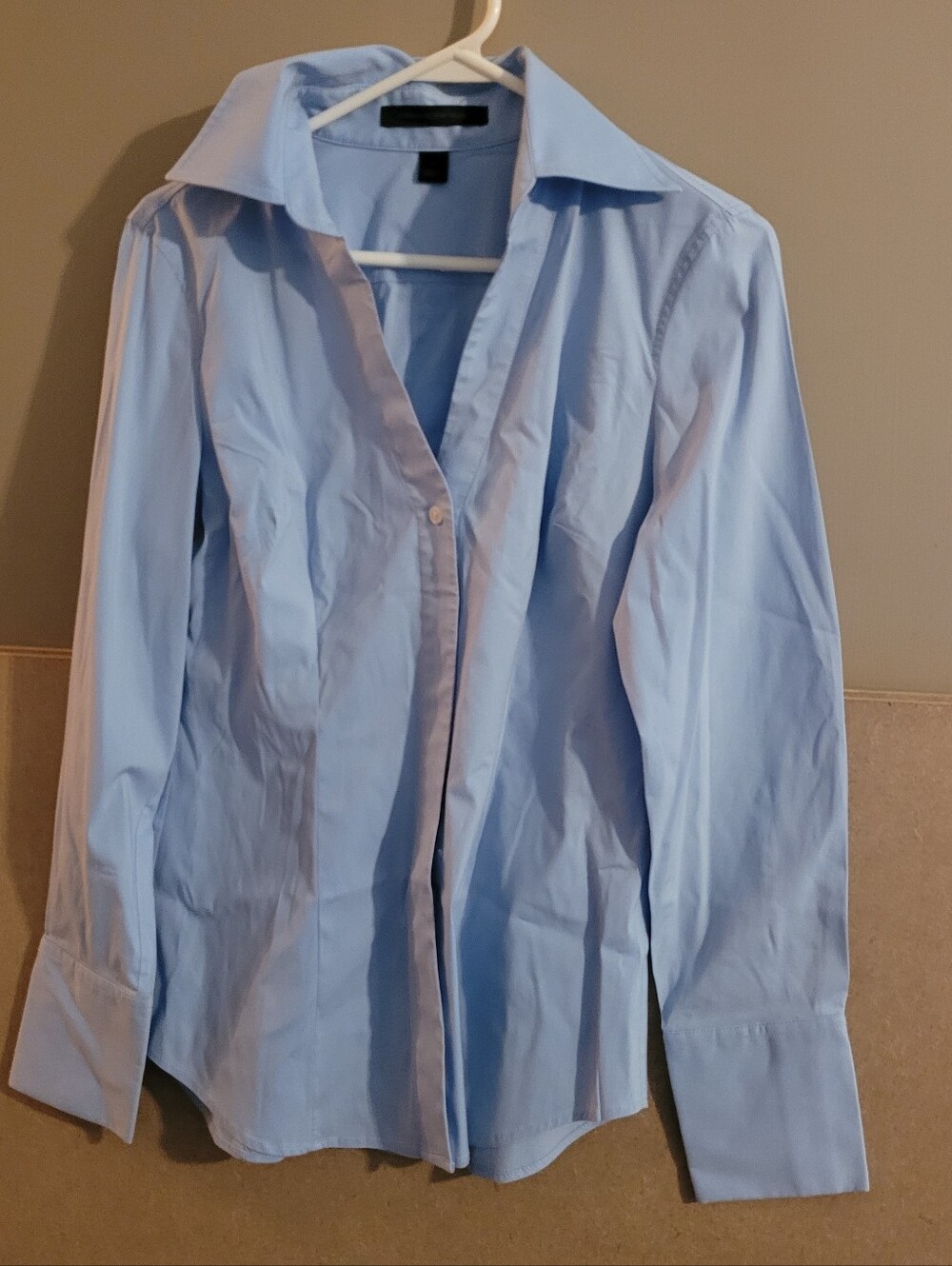 Express Design Studio M Classic Light Blue Dress Shirt